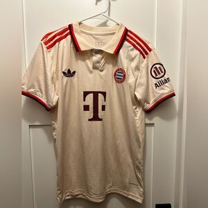 NWT Adidas Third jersey Bayern Munich 2024/25 Cream and Maroon Men's Jersey